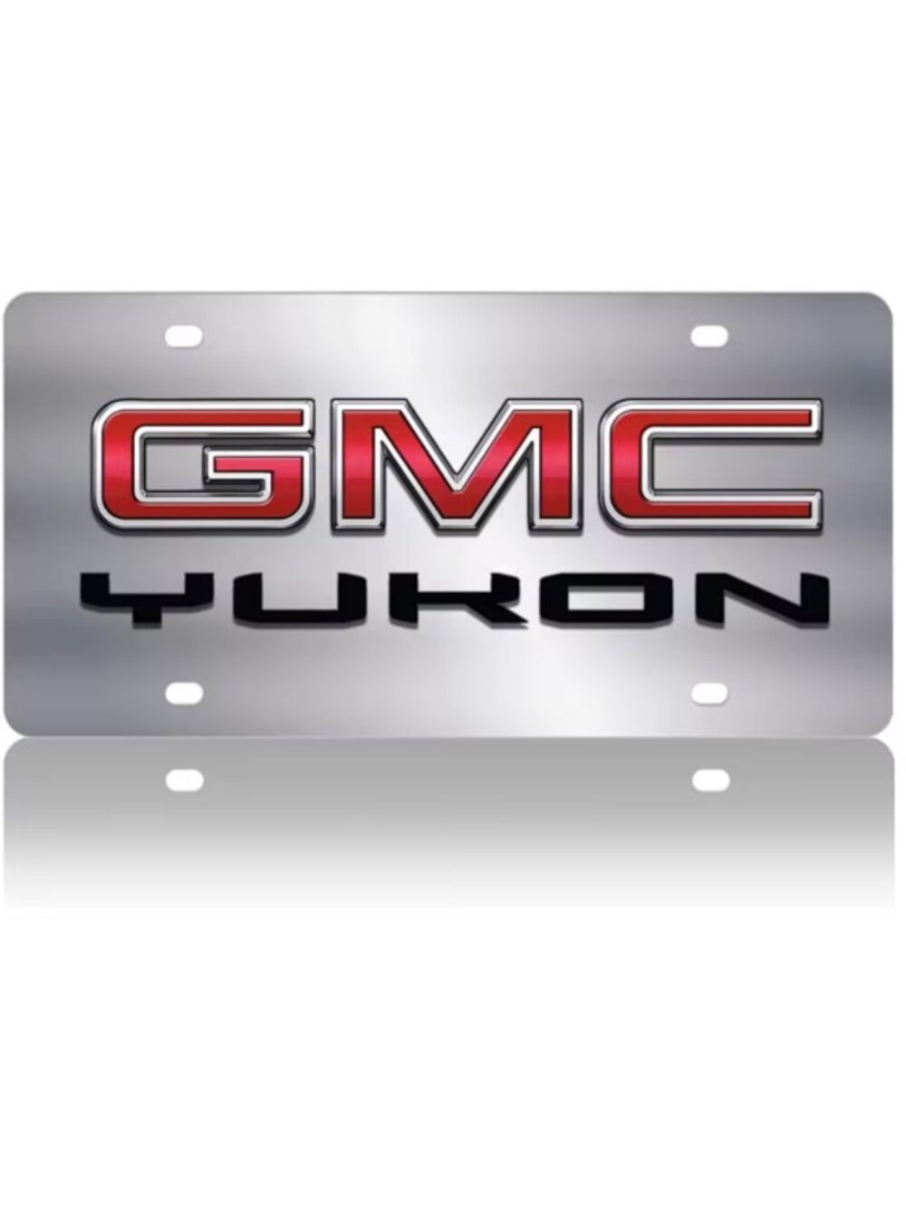Eurosport Daytona- Compatible with 2019- Current GMC Yukon - Stainless Steel Lic